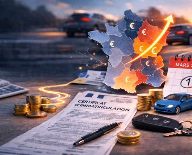 Changement du prix de la carte grise en mars 2026
